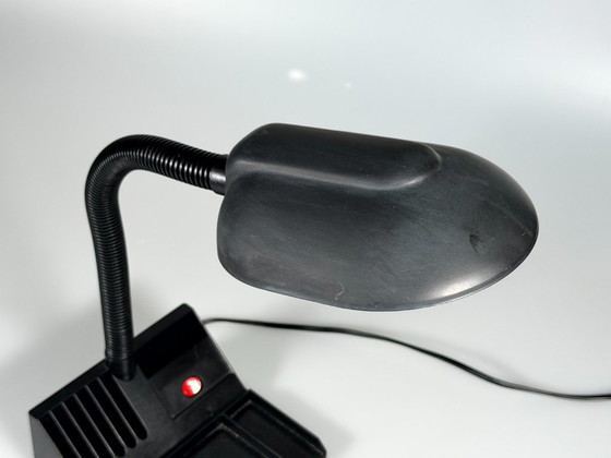 60er 70er Jahre Tischlampe Schwanenhals Adjustable Space Age Metall & Kunststoff – Tischlampen, Plastic (photo 7 of 11)