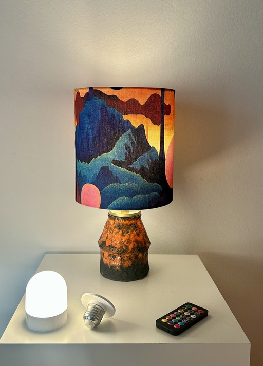 Lampada da tavolo Fat Lava - senza fili - adatta per uso esterno