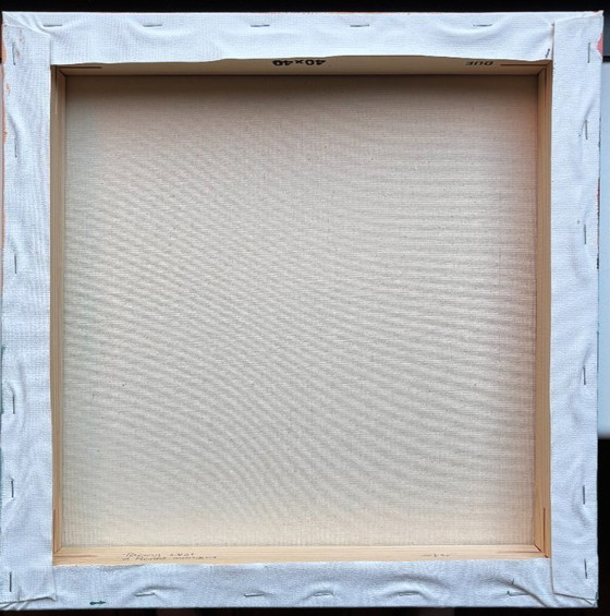 Image 1 of Impressionistisch zeegezicht schilderij – kleurrijke zonsopkomst boven zee | Facing West