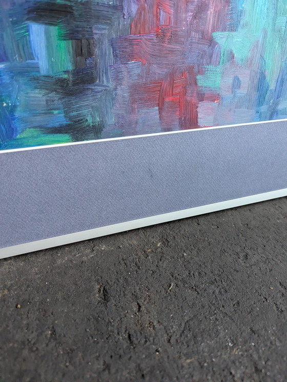 Image 1 of Abstract painting blue