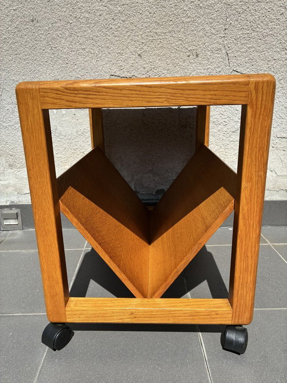 Aksel Kjersgaard for Odder side table with magazine shelf, 1960s, Wood, Brown, Scandinavian (photo 6 of 7)
