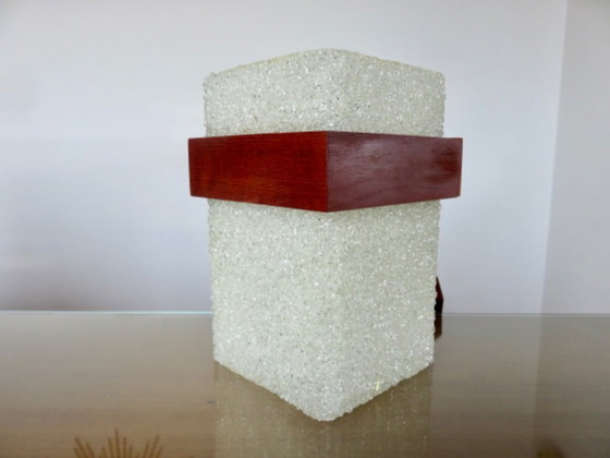 Image 1 of Par de lámparas colgantes escandinavas de plexiglás y teca, 1970