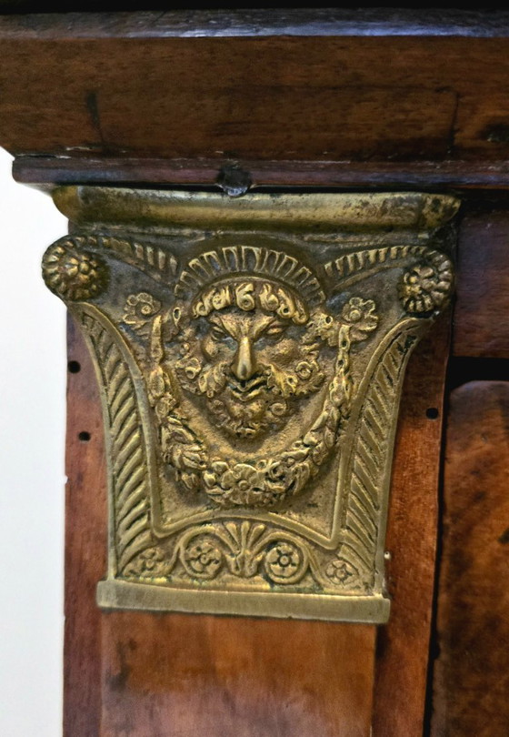 Image 1 of Cassettiera e specchio in stile Impero