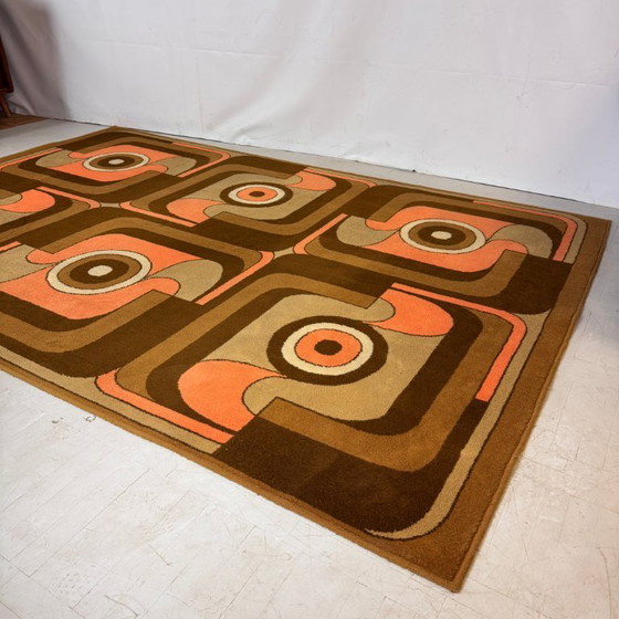 Image 1 of Fekete Ferenc Farao “Latex” Carpet, 1974 – Hungarian Design