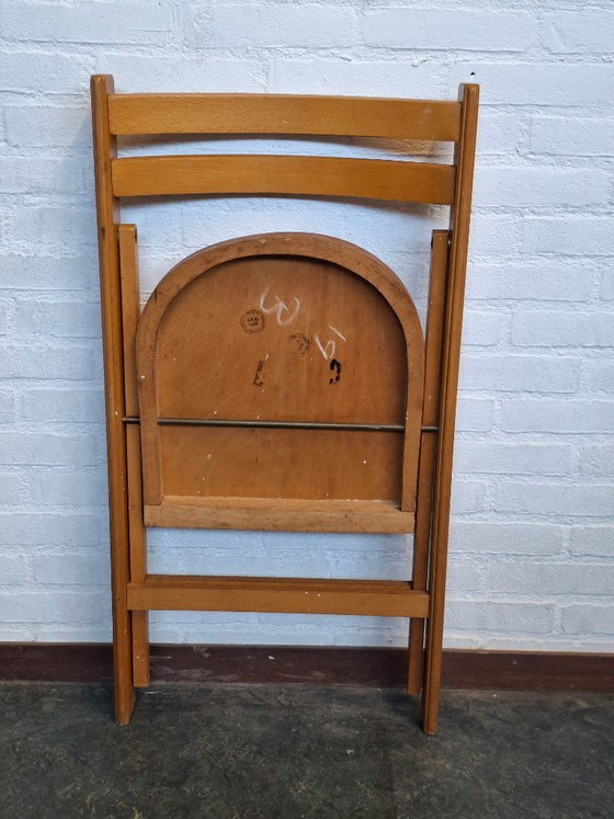 Image 1 of 6 chaises pliantes vintage