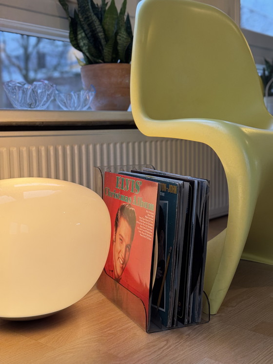 Image 1 of Vintage Bora Inter Weesp LP holder transparent plastic 1970s