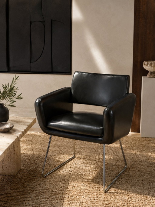 Joseph-André Motte for Steiner Mid-Century Lounge Chair, France 1950s