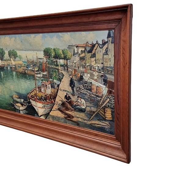 Georges Robert Mabille Harbor View in Oil on Canvas – Paintings & Drawings, Other (photo 3 of 7)