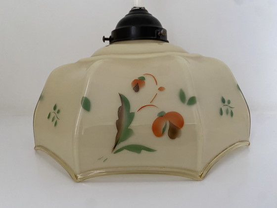 Image 1 of Lampada a sospensione Art Déco vintage - Francia.