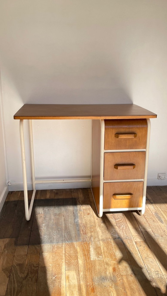 Image 1 of Children's Desk in the style of Jacques Hitier Vintage