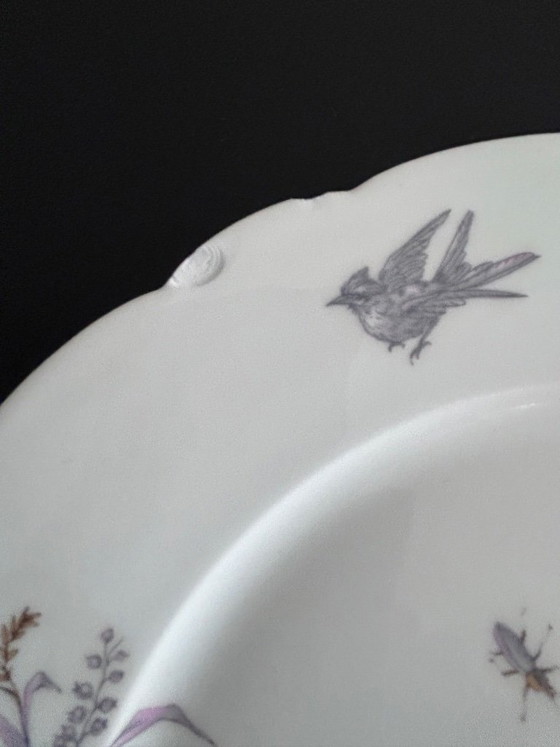 8 Porcelain Plates and Platter Ch. Pillivuyt & Cie – Crockery (photo 12 of 16)