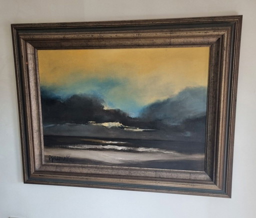 Paul Permeke (1918-1990), Tranquil seascape