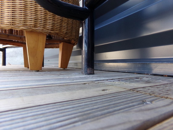 Image 1 of Coppia di poltrone nere in "rete metallica".