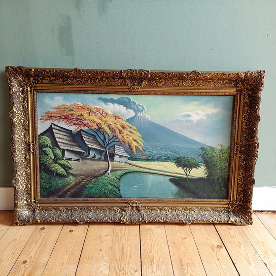 Image 1 of Dipinto in cornice originale d'epoca