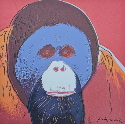 D'après Andy Warhol, Orang-outan, années 1980, lithographie