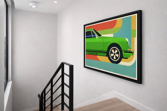 Questa opera d'arte vintage Porsche 911 - Edizione limitata mondiale - Numerata e firmata da - Porsche - (photo 3 of 6)