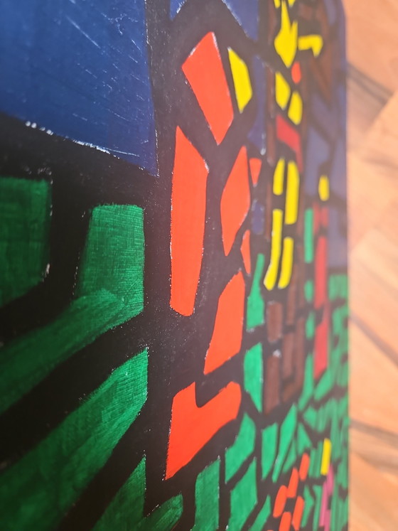 Gemälde Kunst auf Leinwand – Gemälde & Zeichnungen, Wood, Canvas (photo 4 of 5)