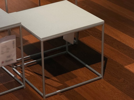 Kubus set, Metaform, Salontafels, Metaal, Steen, Grijs, Modern (foto 3 van 5)