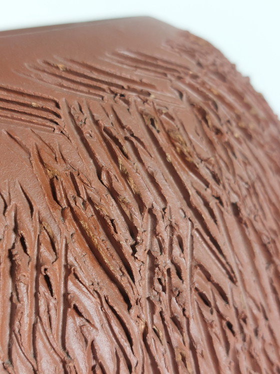 Vintage vaas met sgraffito decoratie in brutalistische stijl uit het midden van de 20e eeuw – Vazen, Ceramic (photo 5 of 14)