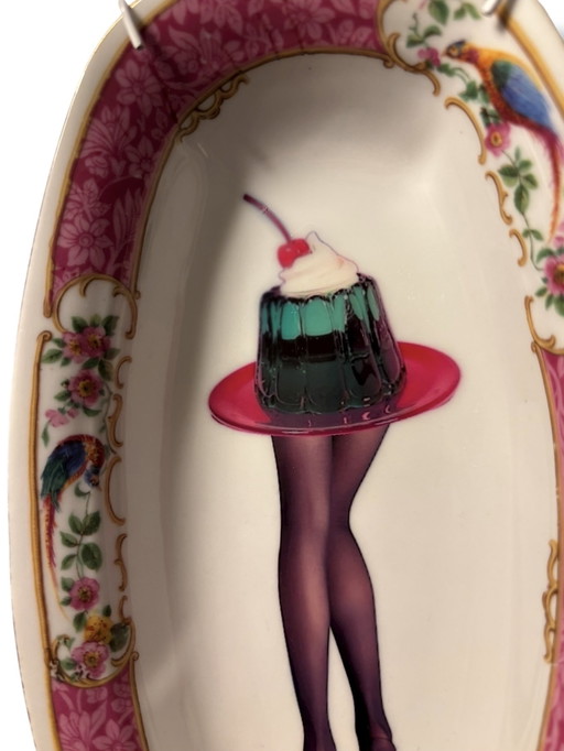 Tavolo da parete ovale vintage | L'atmosfera vintage