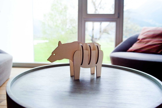 Image 1 of Bärendekoration aus Holz von Ulap Design