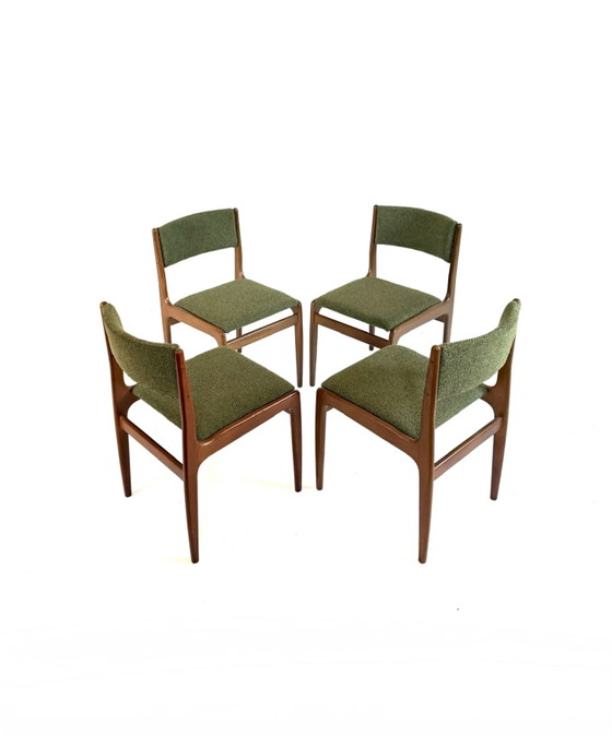 Image 1 of 4x restored Danish dining chair '60