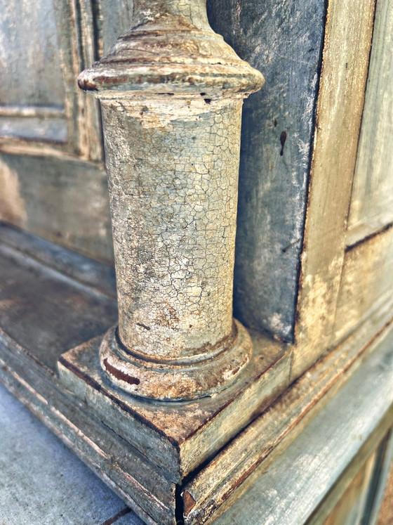 Antieke Buffetkasten met Toscaanse patina – Hout (photo 6 of 15)