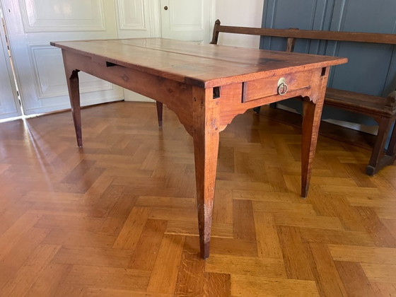 Tavolo da fattoria allungabile Tavolo da pranzo antico francese XIX secolo – Tavoli da pranzo, Legno (photo 24 of 25)