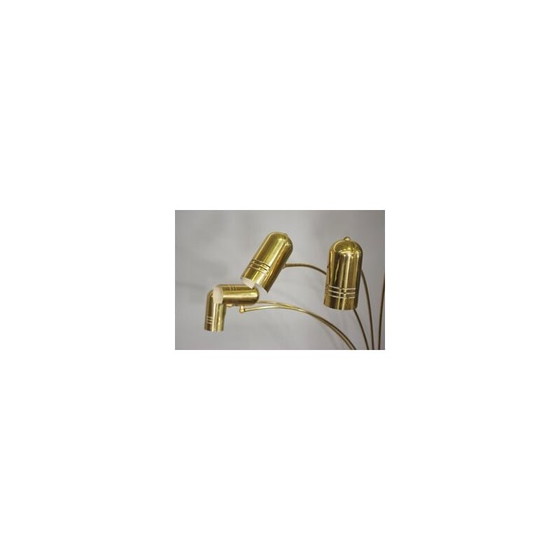 Image 1 of Vintage brass floor lamp, 1970s