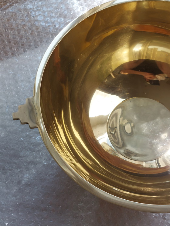 Image 1 of Antica ciotola in ottone Art Déco