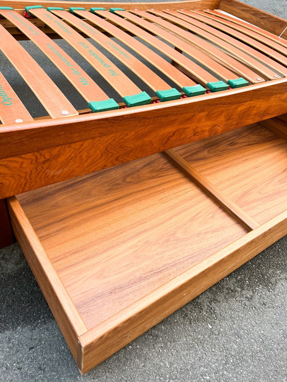 Vintage Teak Bed – Eenpersoonsbedden, Wood (photo 6 of 6)