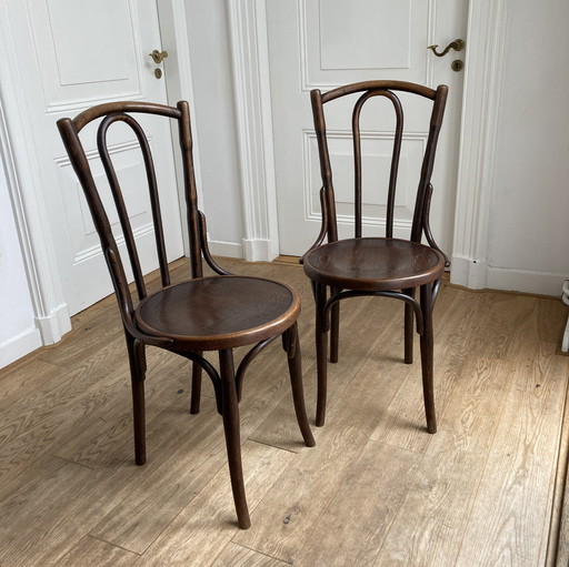 2x Thonet Design No. 56 Chairs By Mazowia