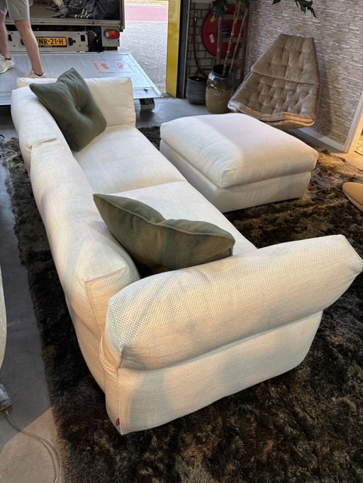 Flexform Newbridge 95x240cm + Hocker 85x100cm Stoff Katze Extra LP 15,000,-