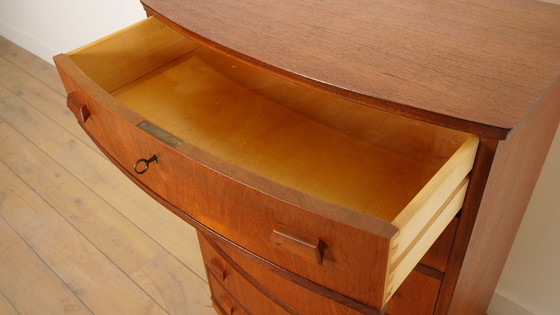 Image 1 of Commode vintage | 6 tiroirs | Design danois | Façade ronde