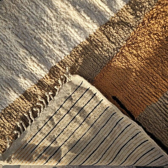 Handmade ecru rug with geometric patterns 200cm x 300cm – Rugs & carpets, Wool (photo 6 of 8)