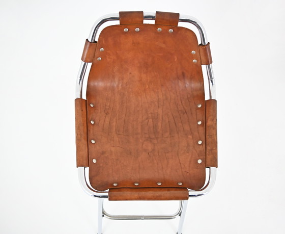 Image 1 of Les Arcs Stools by Charlotte Perriand, 1960s, Set of 2