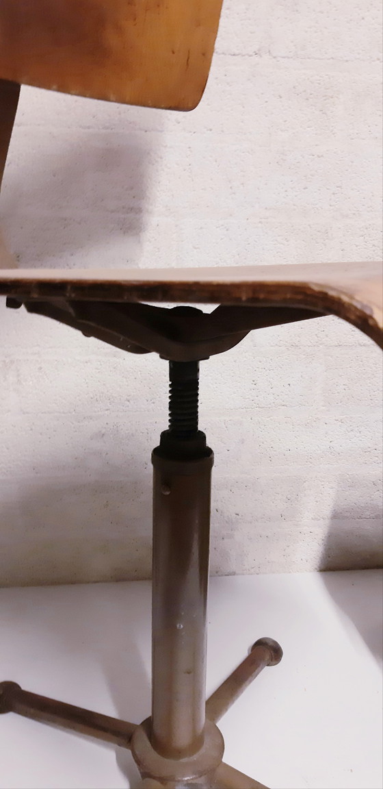 Image 1 of Chaise de bureau ancienne Drabert Minden 1930