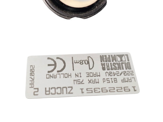 Image 1 of Dijkstra Holland - Fokke Dijkstra - Model Zucca 2 - Wandlamp - Frosted Glass - 80'S