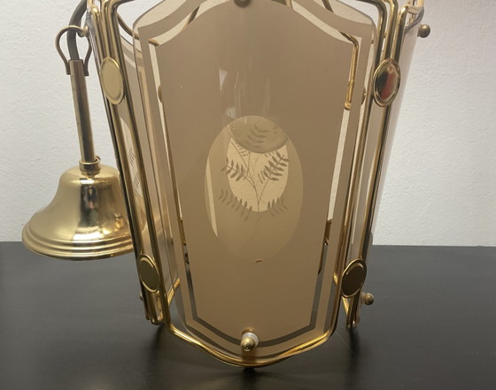 Image 1 of vintage Hollywood Regency hall lamp