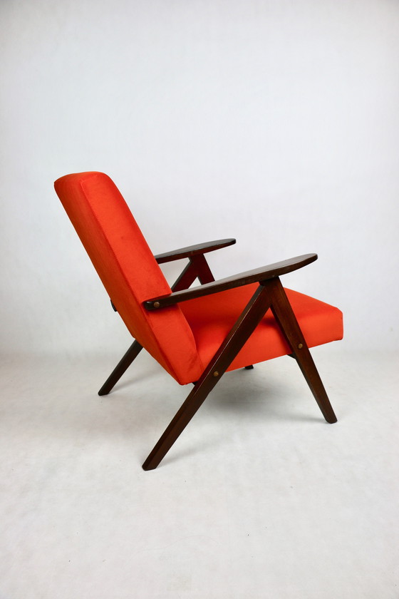 Image 1 of Vintage Orange Var B-310 Armchair, 1970S - Set Of 2 Armchairs