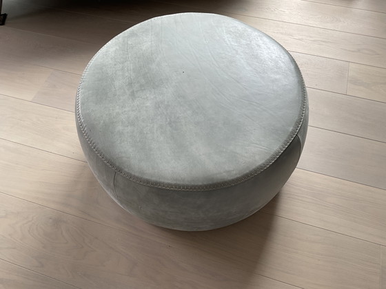 Image 1 of Large leather pouf