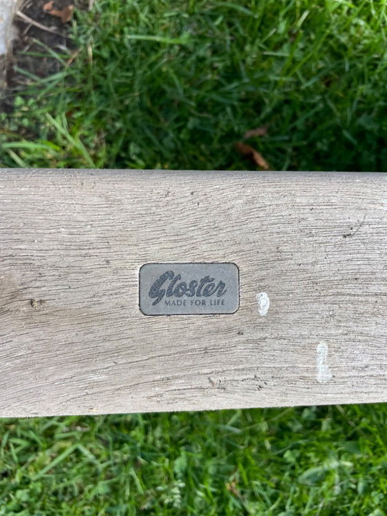 Image 1 of Lettino Gloster in legno di teak e acciaio inox