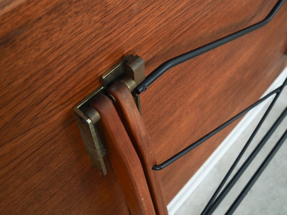 Image 1 of Opklapbare teakhouten tafel, Italiaans design, jaren 70, gemaakt in Italië.