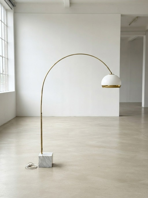 Lampadaire Arc Vintage Italien Space Age Style Harvey Guzzini