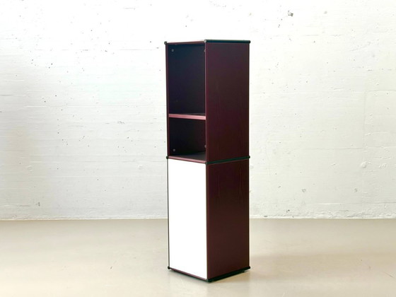 Image 1 of Modulares Designregal mit Schrankfach, 1990er Jahre