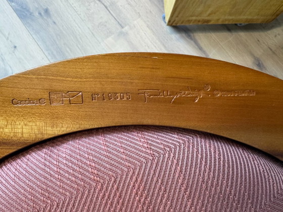 7x Sillas Barrel Cassina – Sillas de comedor, Leather, Wood (photo 7 of 8)