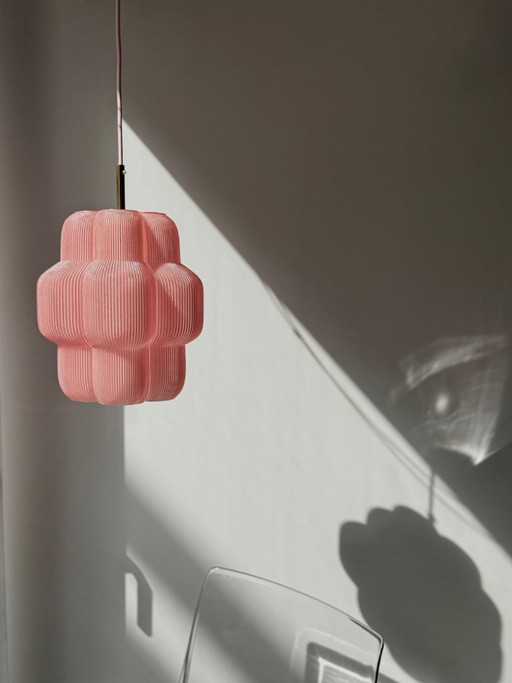 Petulia L "Pink Taffy" ByLucop - Organic Sculptural Pendant Lamp - Artisan 3D Printed Design