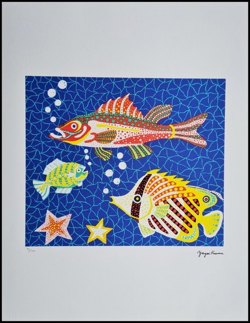 Naar Yayoi Kusama, Zee, Lithografie, jaren 1990