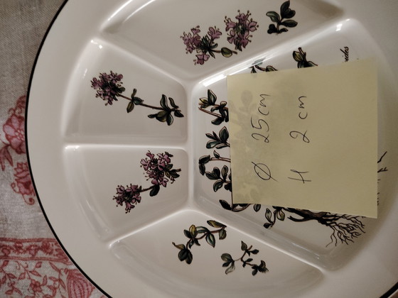 Image 1 of Villeroy and Boch V&B Botanica grill plate antipasti fondue starter plate 6 pieces