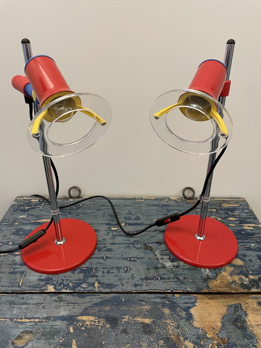 Vintage Memphis bureaulampen